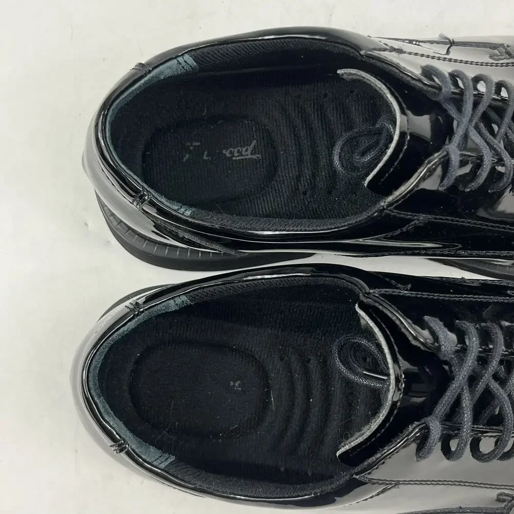 Thorogood Mens Academy Oxford Dress Shoes Size 9 M Black High Gloss Uniform